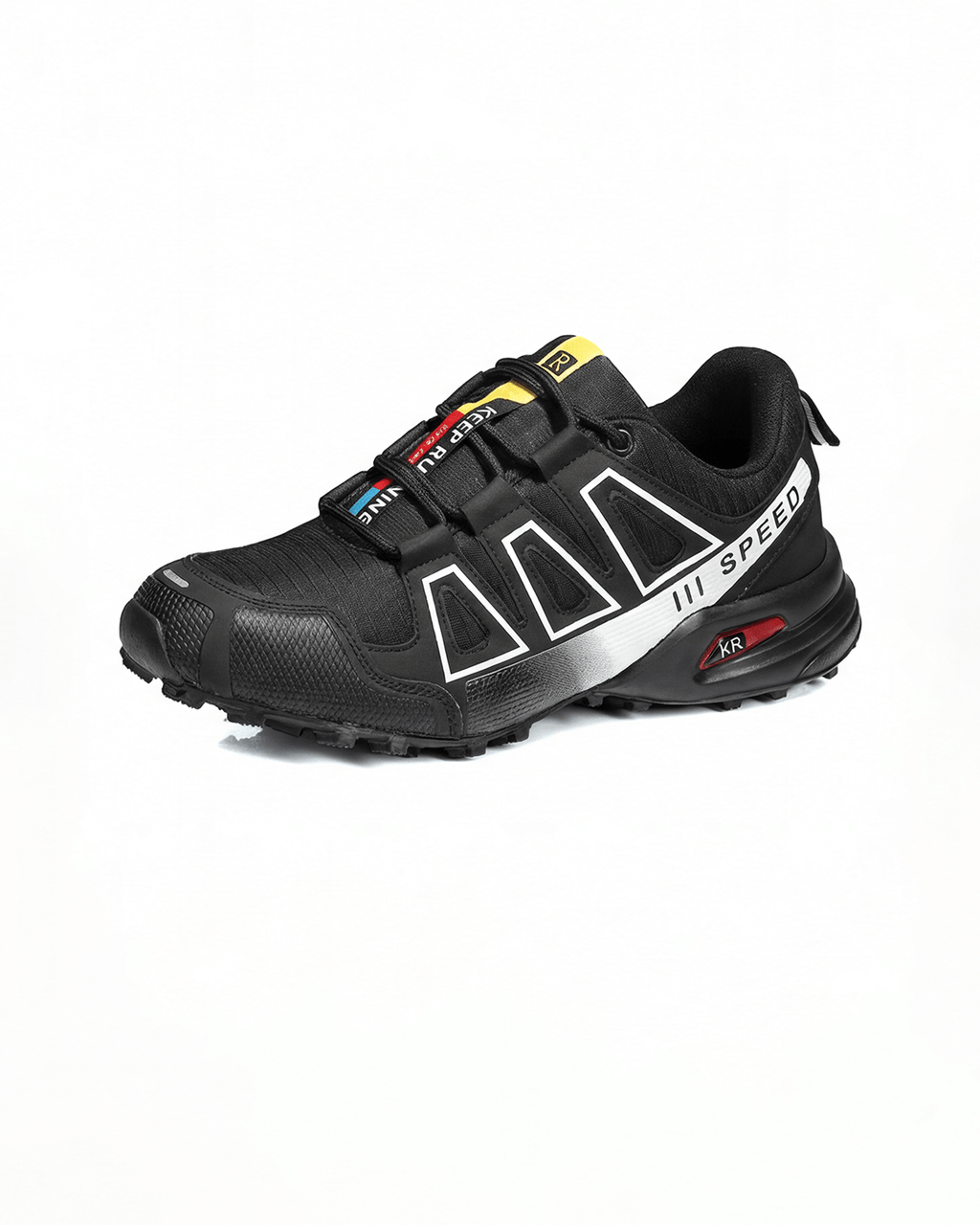 Outdoor Trail Shoes with Lugged Grip Sole