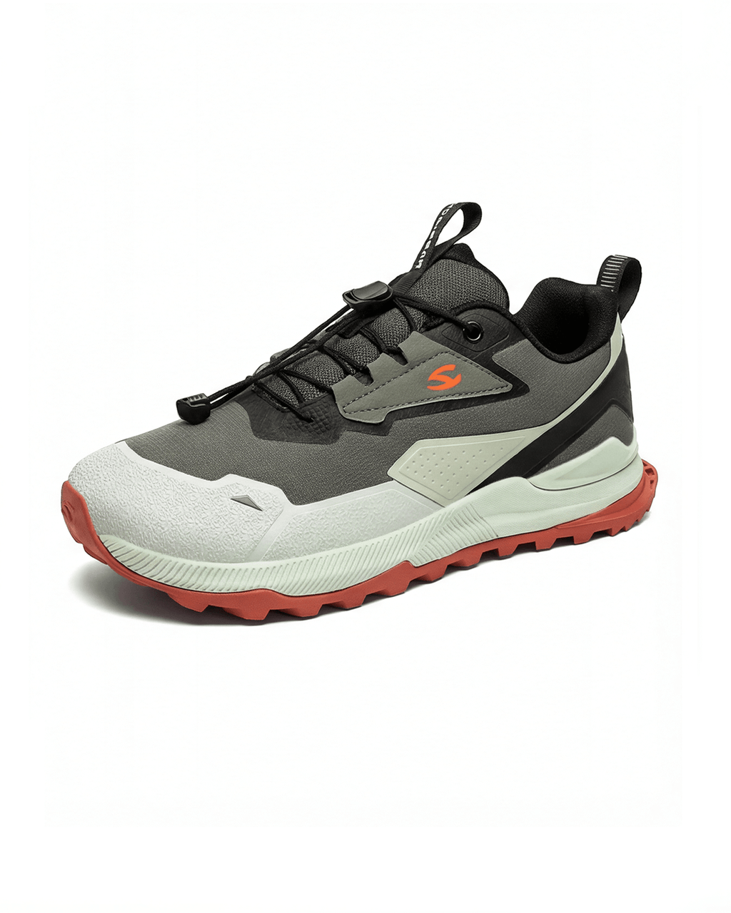 Hiking Sneakers with Quick-Lock Lace and Rugged Tread