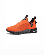 Men’s Lace-Up Knit Training Sneakers with Grip Sole