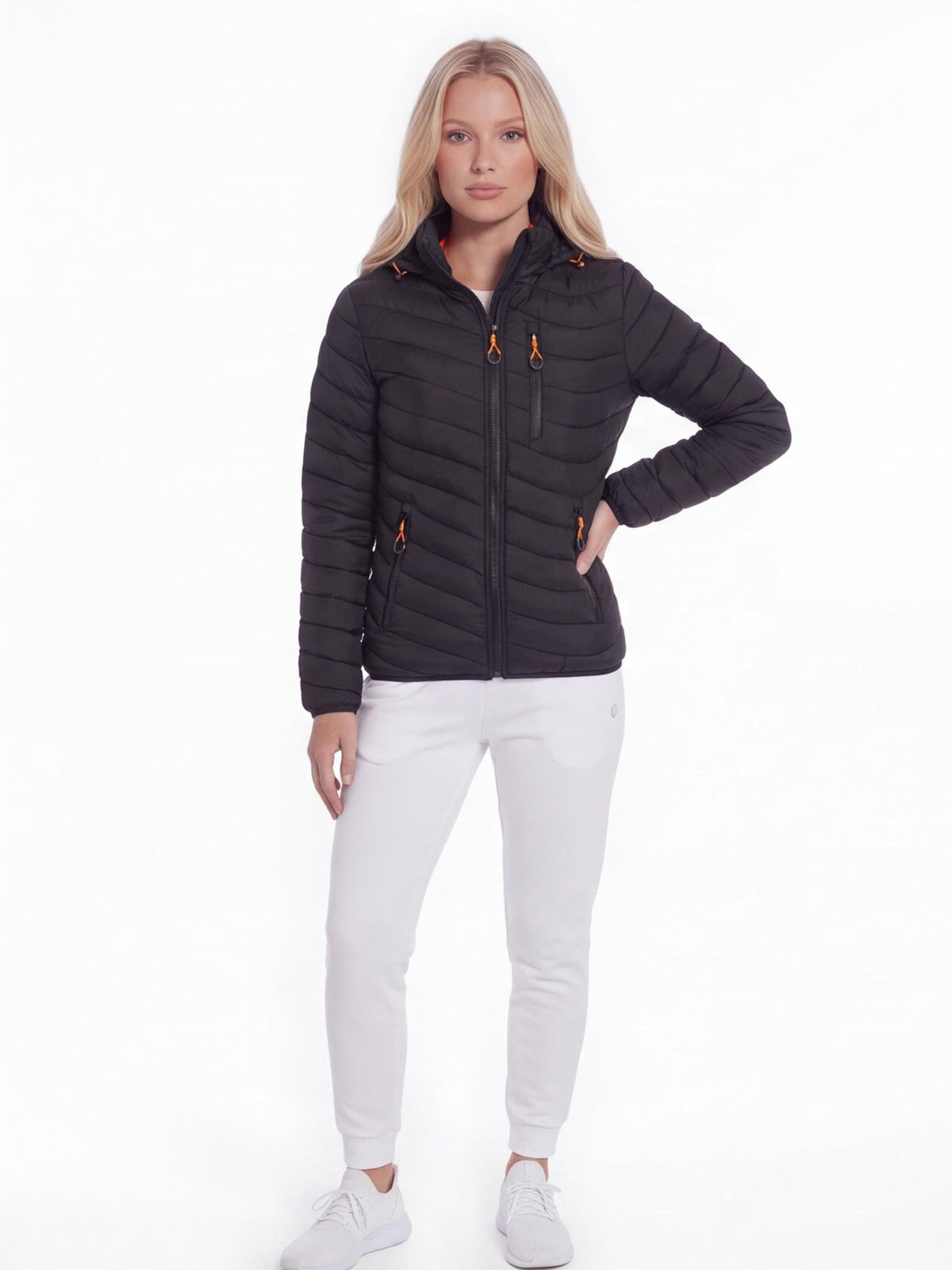 Hooded Quilted Insulated Jacket