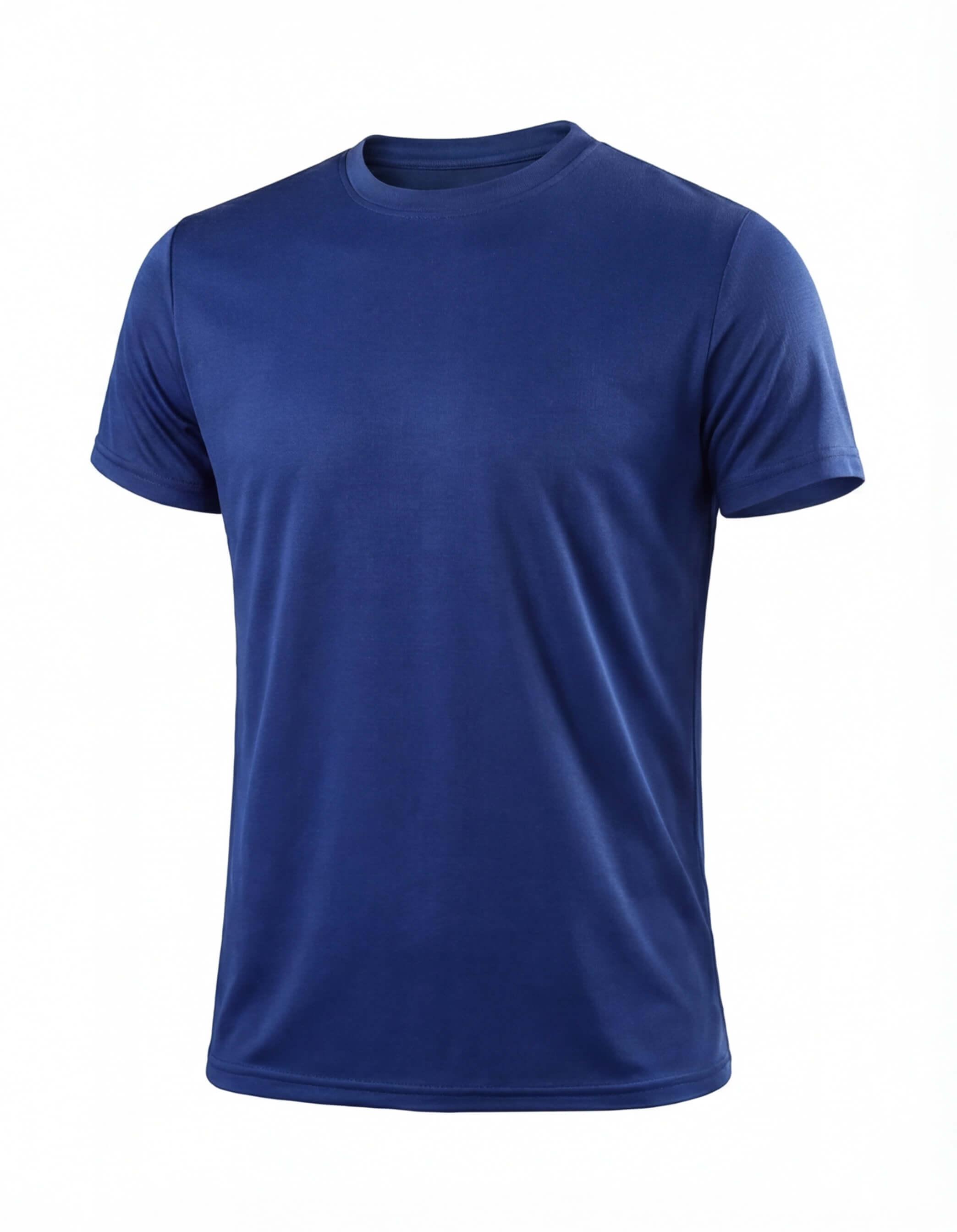 Men's Quick-Dry Gym T-Shirt with Crew Neck