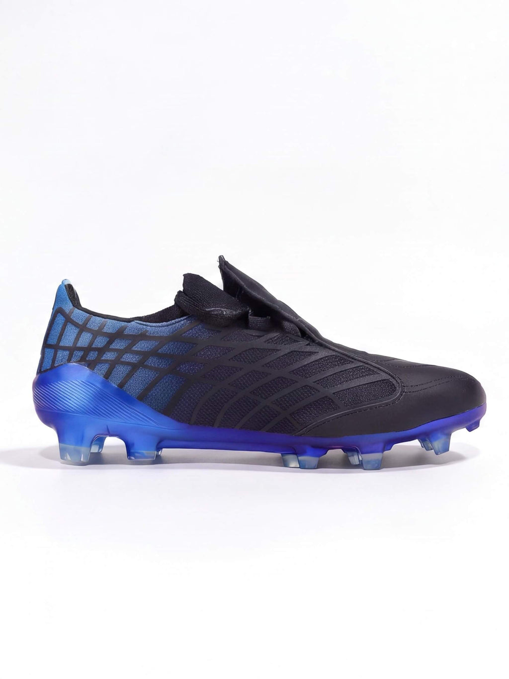 Laceless Soccer Cleats with Molded Traction Studs