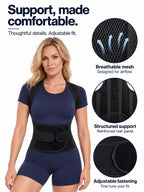 Adjustable Full-Back Posture Support Brace