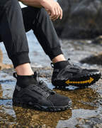 Barefoot Beach Water Shoes with Sock Collar and Grip Sole