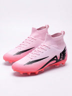 Soccer Cleats with Sock Collar and Molded Studs