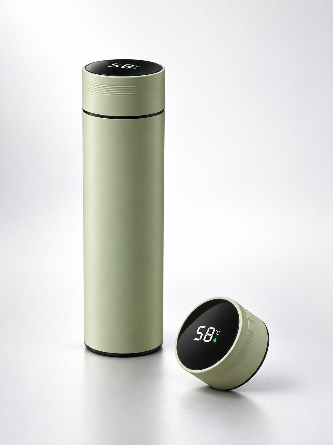 500ml Insulated Bottle with Digital Temperature Display