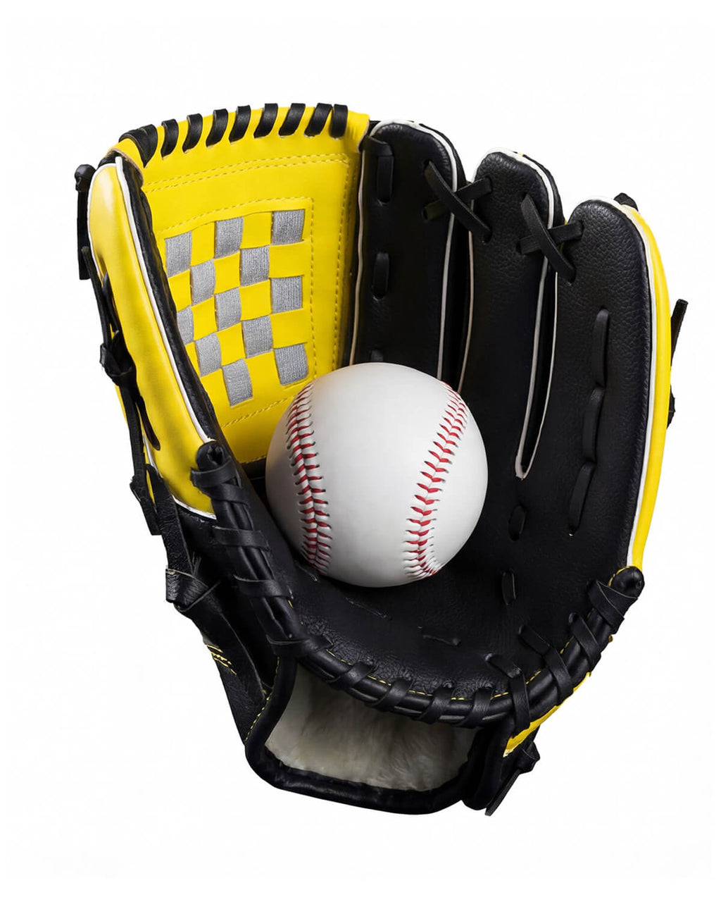 Baseball Fielding Glove with Basket-Weave Web