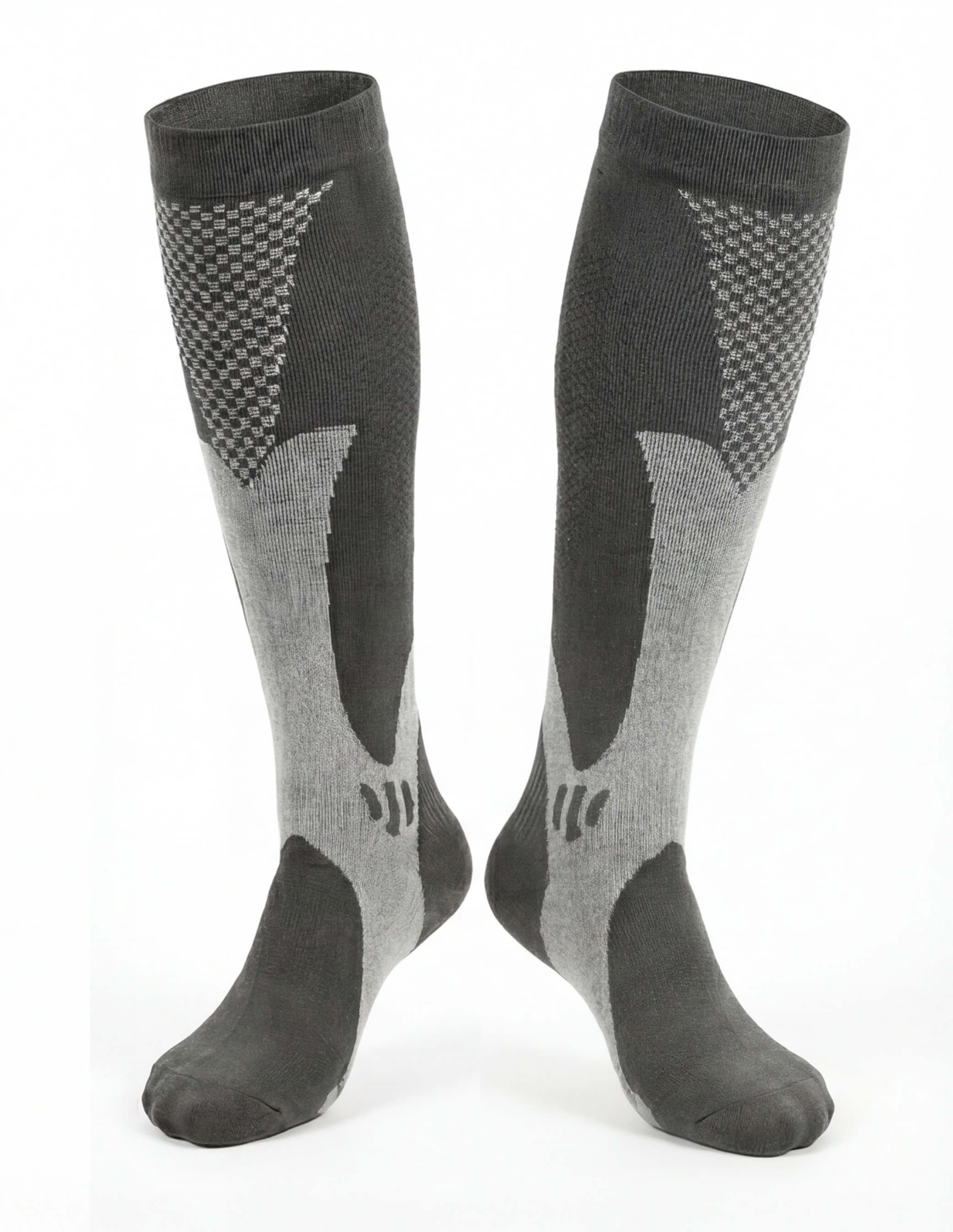 Unisex Knee-High Compression Socks 20–30 mmHg for Training