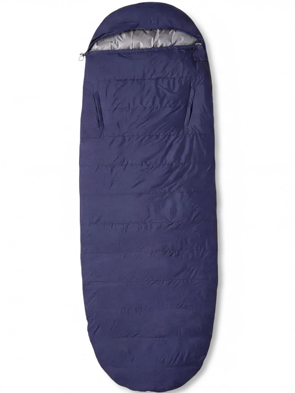 Duck-Down Cold-Weather Sleeping Bag with Arm Openings