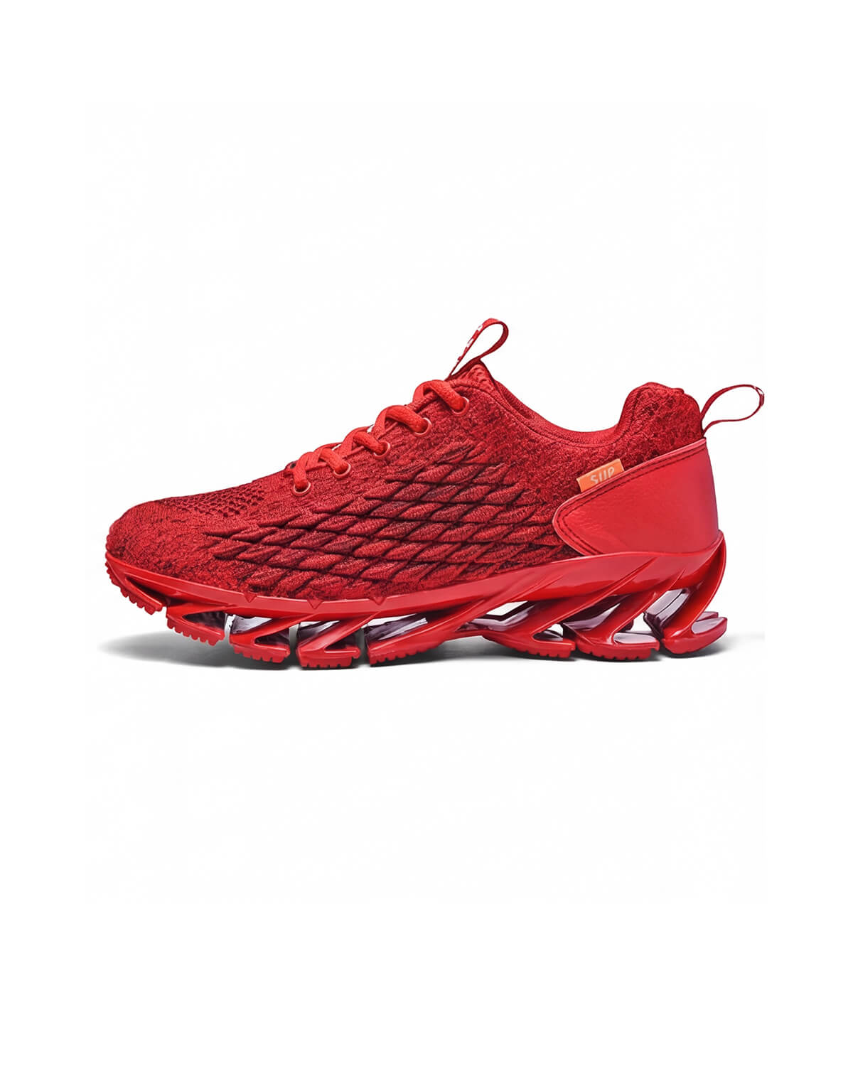 Knit Running Sneakers with Chunky Grippy Outsole