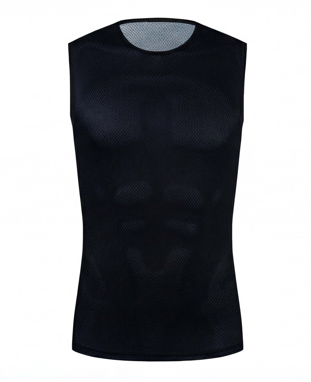 Sleeveless Reflective Cycling Base Layer with Mesh