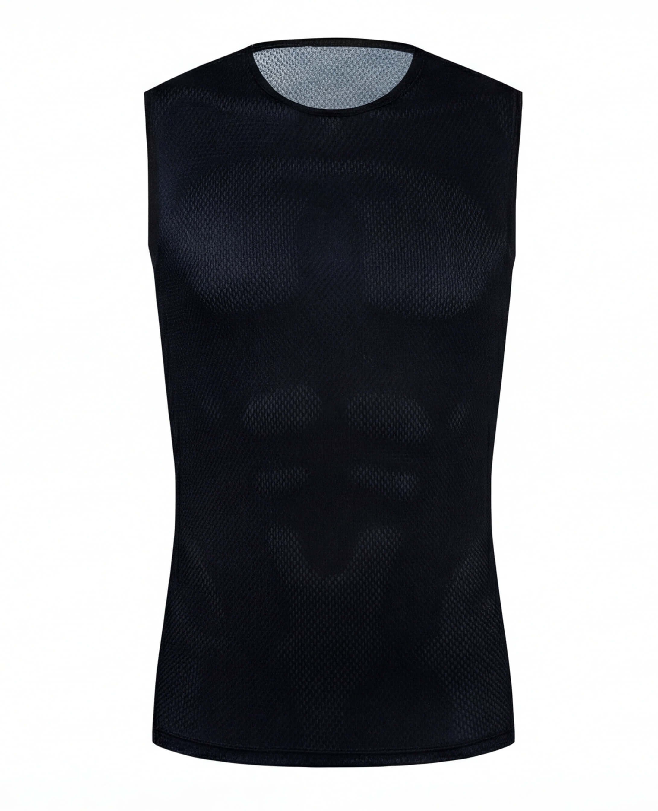 Sleeveless Reflective Cycling Base Layer with Mesh