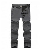 Hooded Hiking Jacket and Pants with Multiple Zipper Pockets