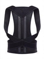 Adjustable Upper-Back Posture Support with Ventilated Mesh