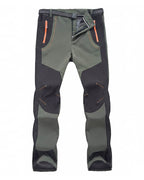 Fleece-Lined Hiking Pants with Zipper Pockets