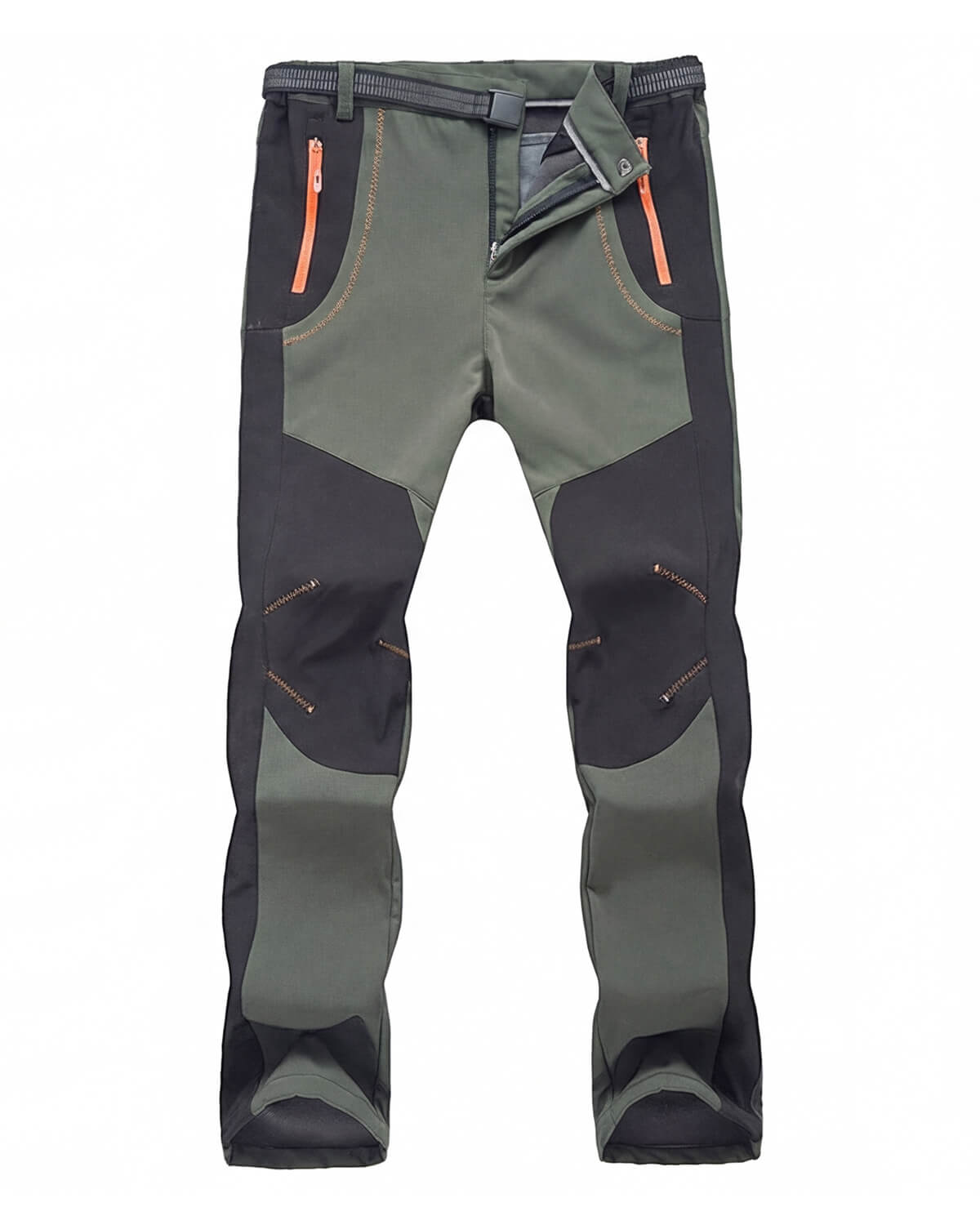 Fleece-Lined Hiking Pants with Zipper Pockets