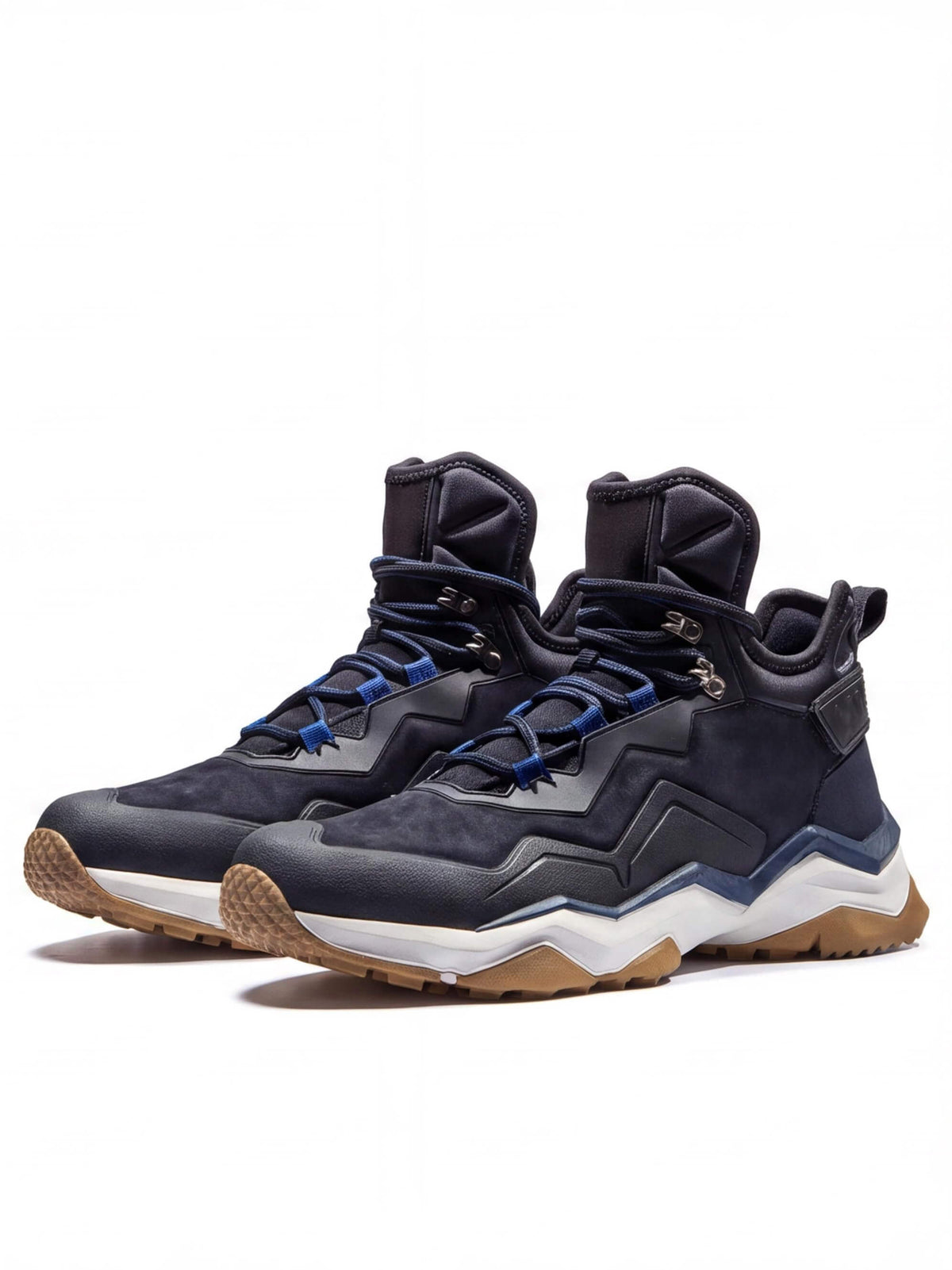 Trail Hiking Boots with Padded Tongue and Layered Support
