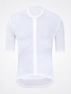 Short-Sleeve Cycling Jersey with Full-Length Front Zipper