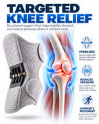 Spring-Hinged Adjustable Knee Support Brace