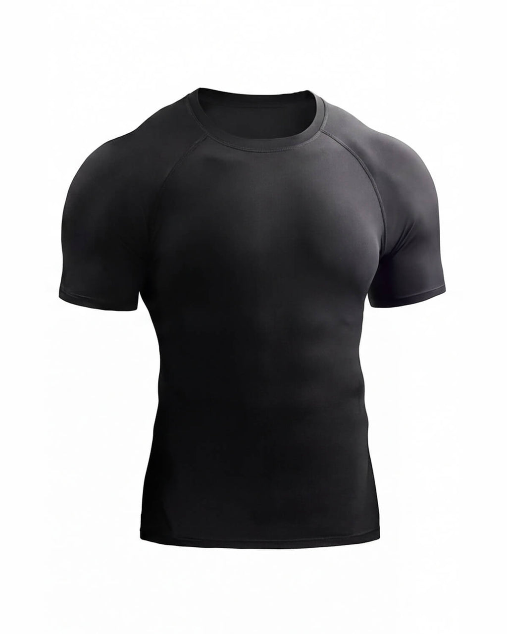 Men's Compression Training Shirt with Raglan Sleeves