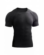Men's Compression Training Shirt with Raglan Sleeves