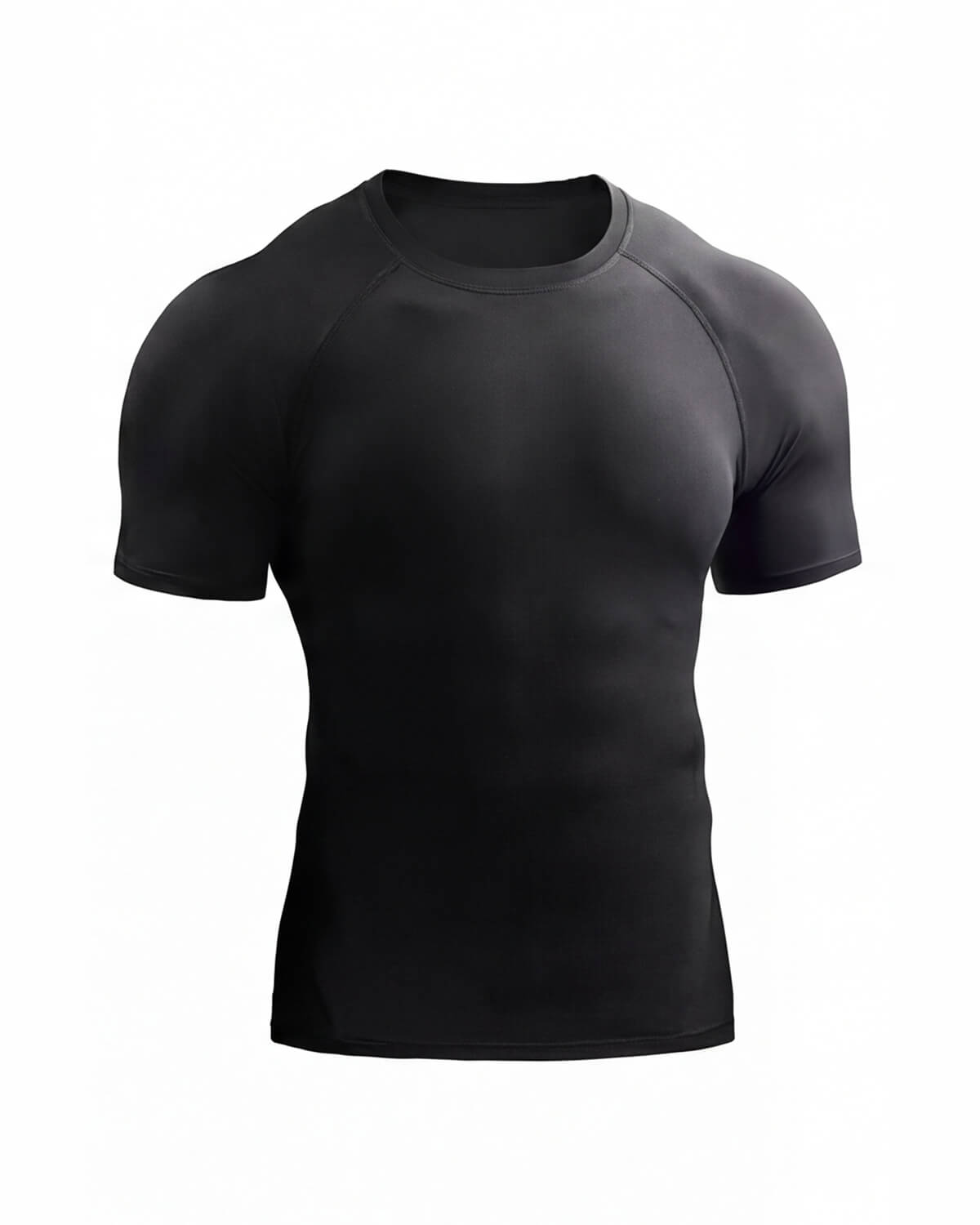 Men's Compression Training Shirt with Raglan Sleeves