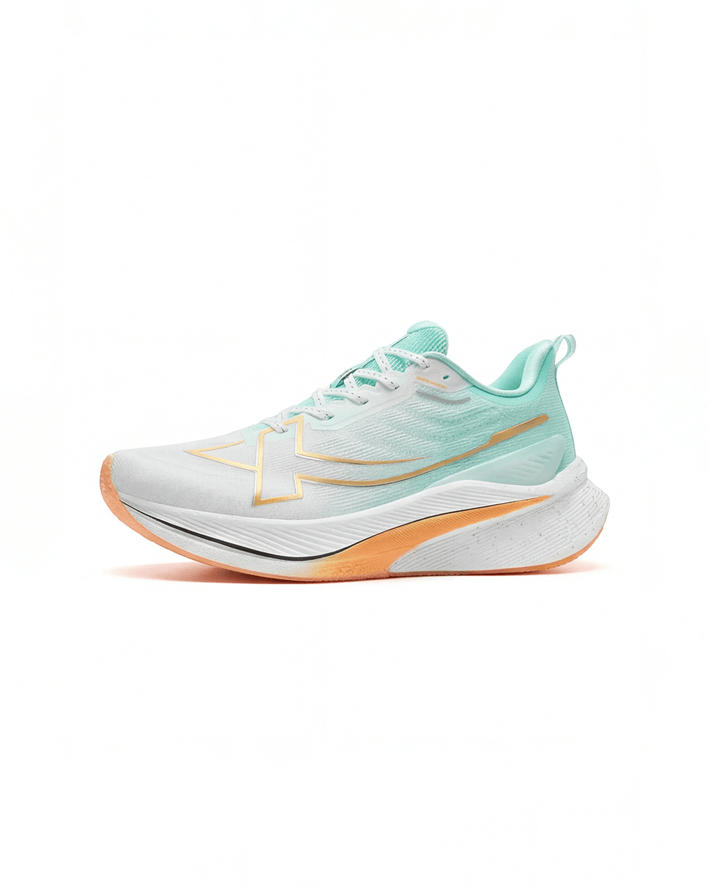 Cushioned Lace-Up Performance Running Shoes