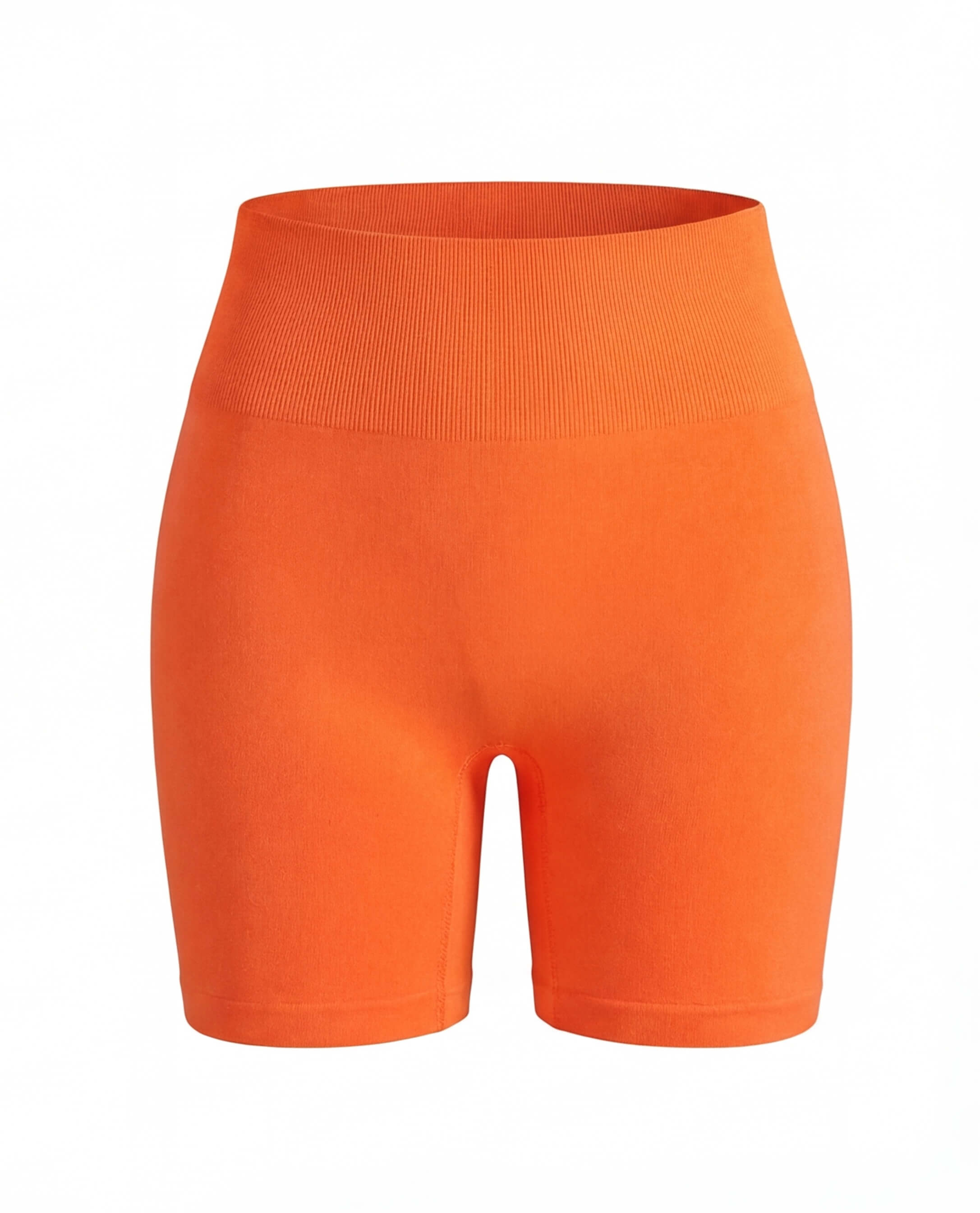 High-Waisted Seamless Workout Shorts with Stretch Fit