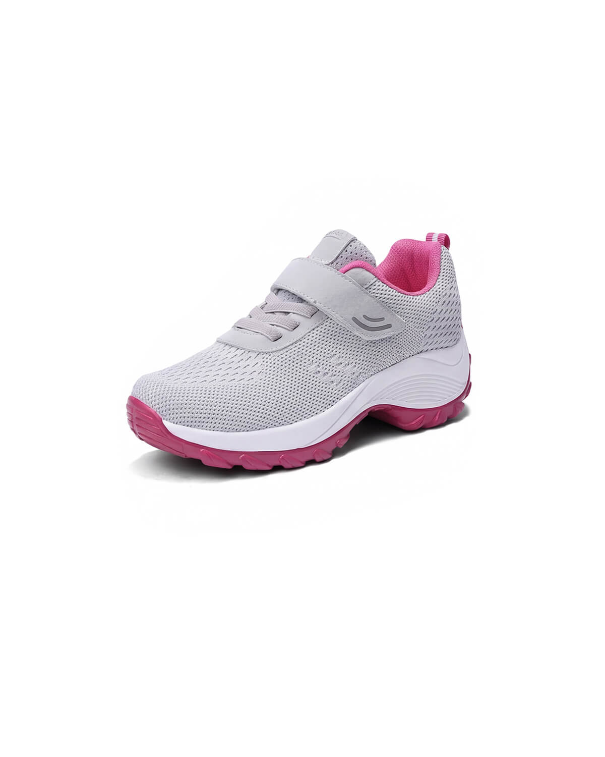 Arch Support Walking Sneakers with Hook-and-Loop Strap