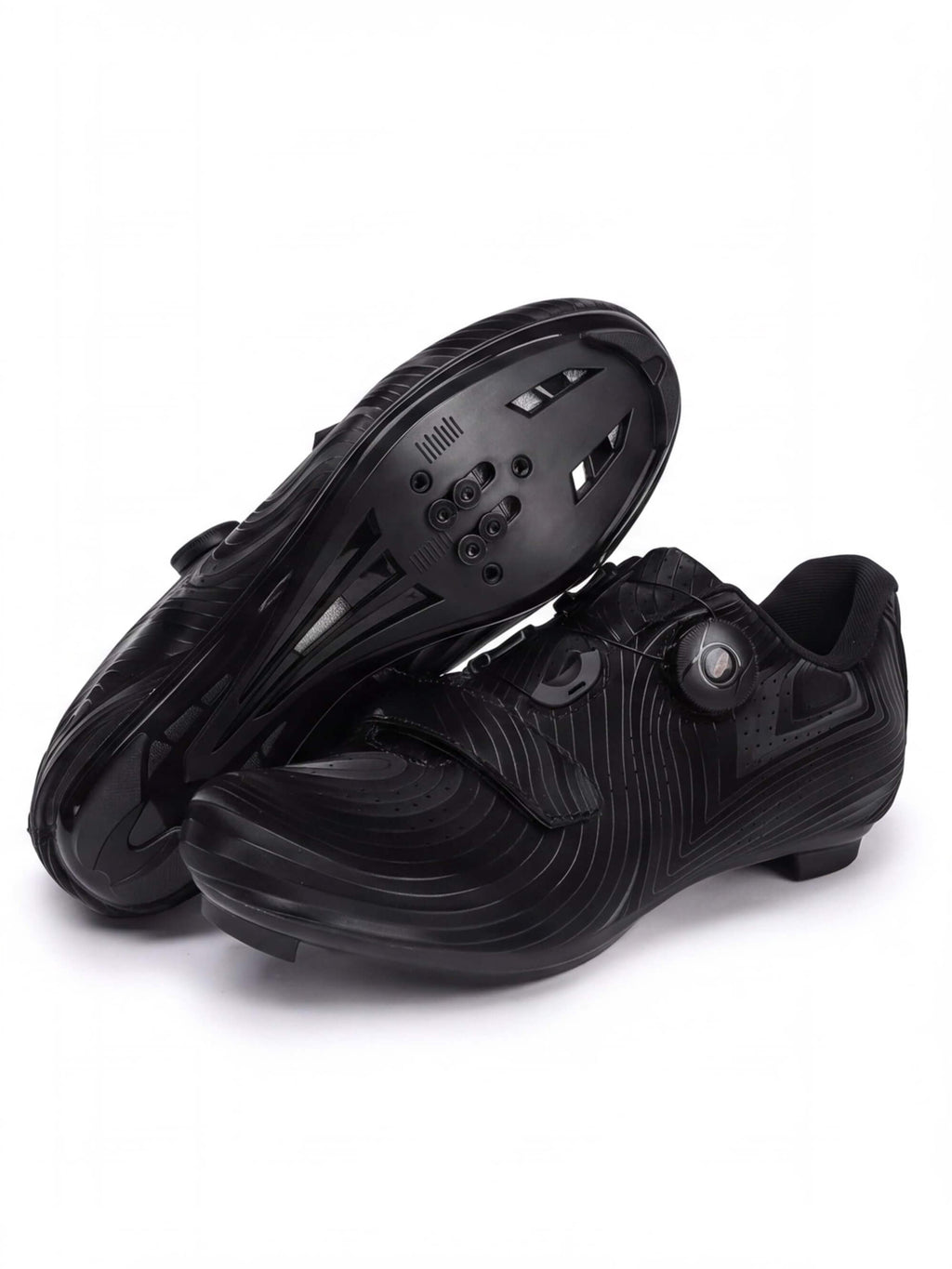 Road Cycling Shoes with Dial and Strap Closure