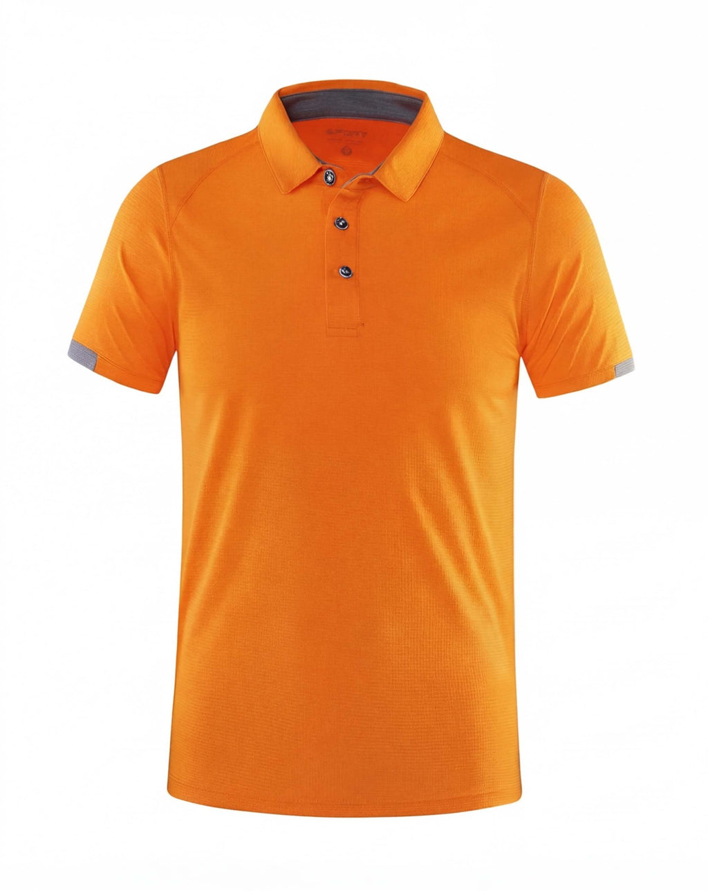 Quick-Dry Golf Polo Shirt with Button Placket