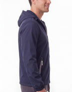 Lightweight Hooded Active Jacket with Zippered Pockets
