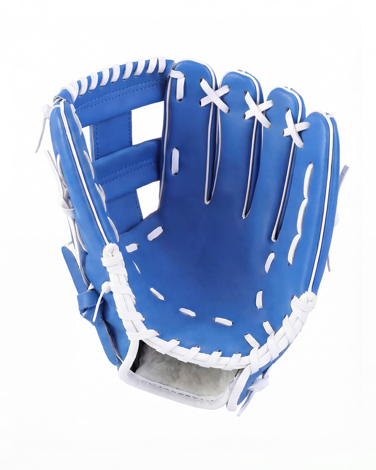 Baseball Fielding Glove with Laced Web Pocket