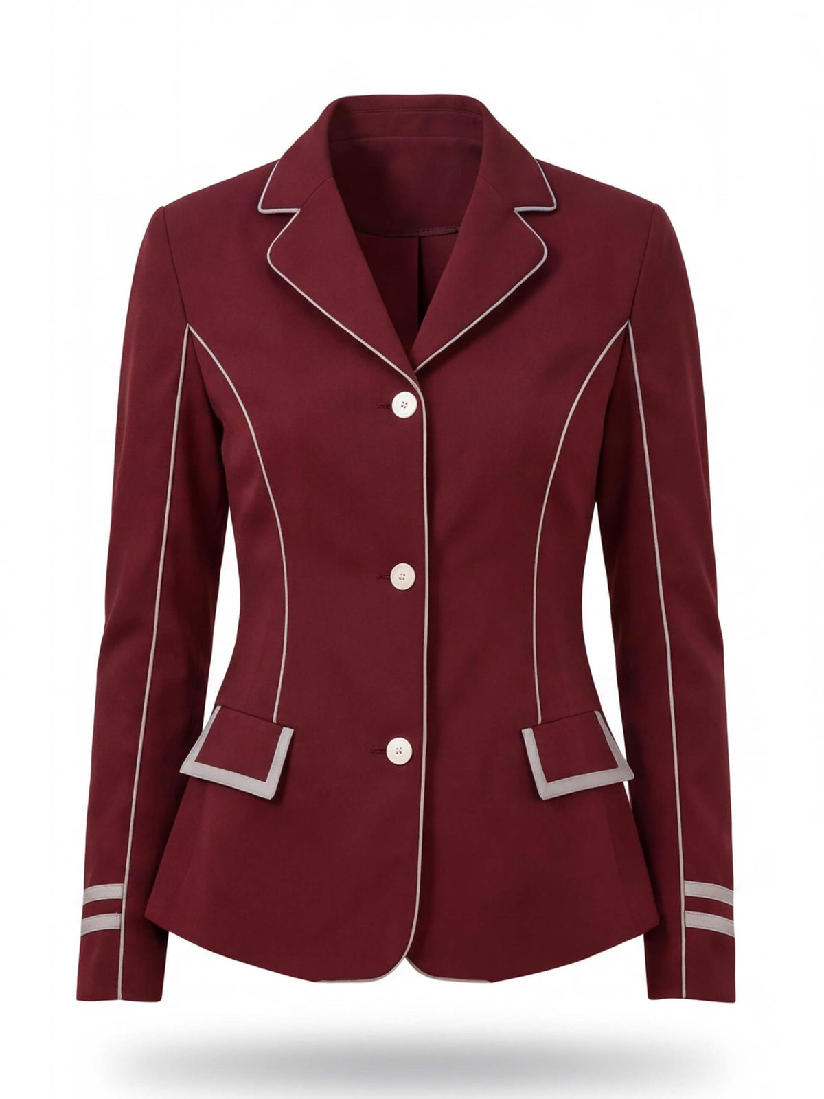 Women’s Equestrian Show Jacket with Contrast Piping