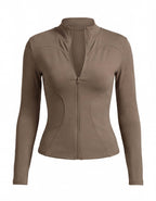 Women’s Full-Zip Training Jacket with Thumb Holes