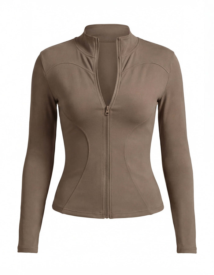 Women’s Full-Zip Training Jacket with Thumb Holes