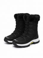 Women's Fleece-Lined Lace-Up Winter Snow Boots