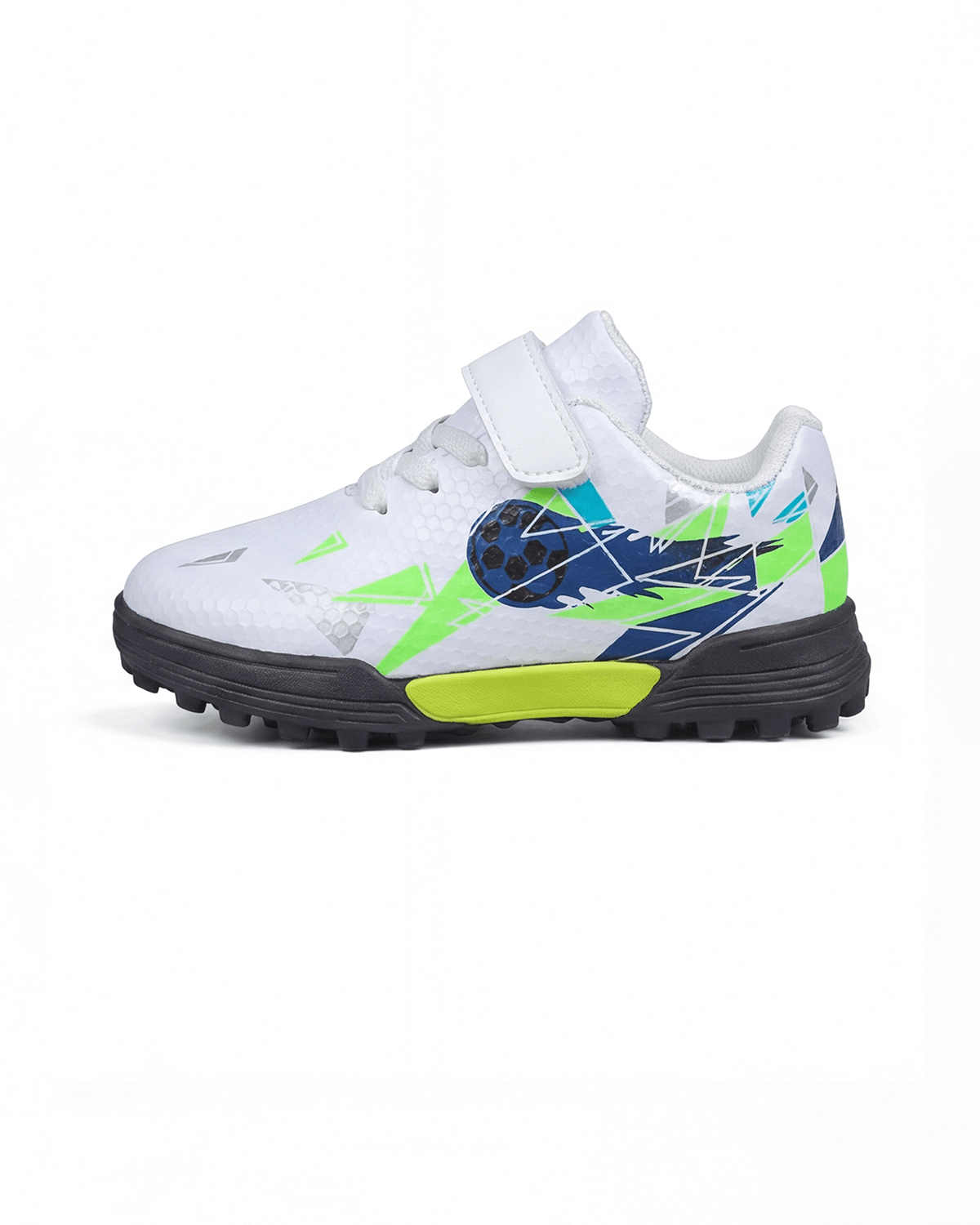 Kids Turf Soccer Shoes with Strap and Laces