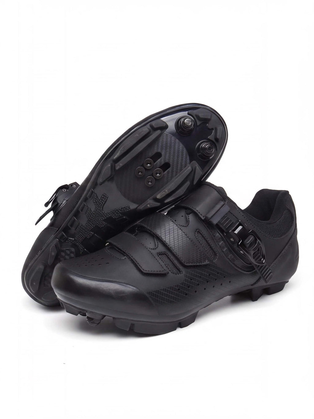 Trail Cycling Shoes with Multi-Strap Secure Fit