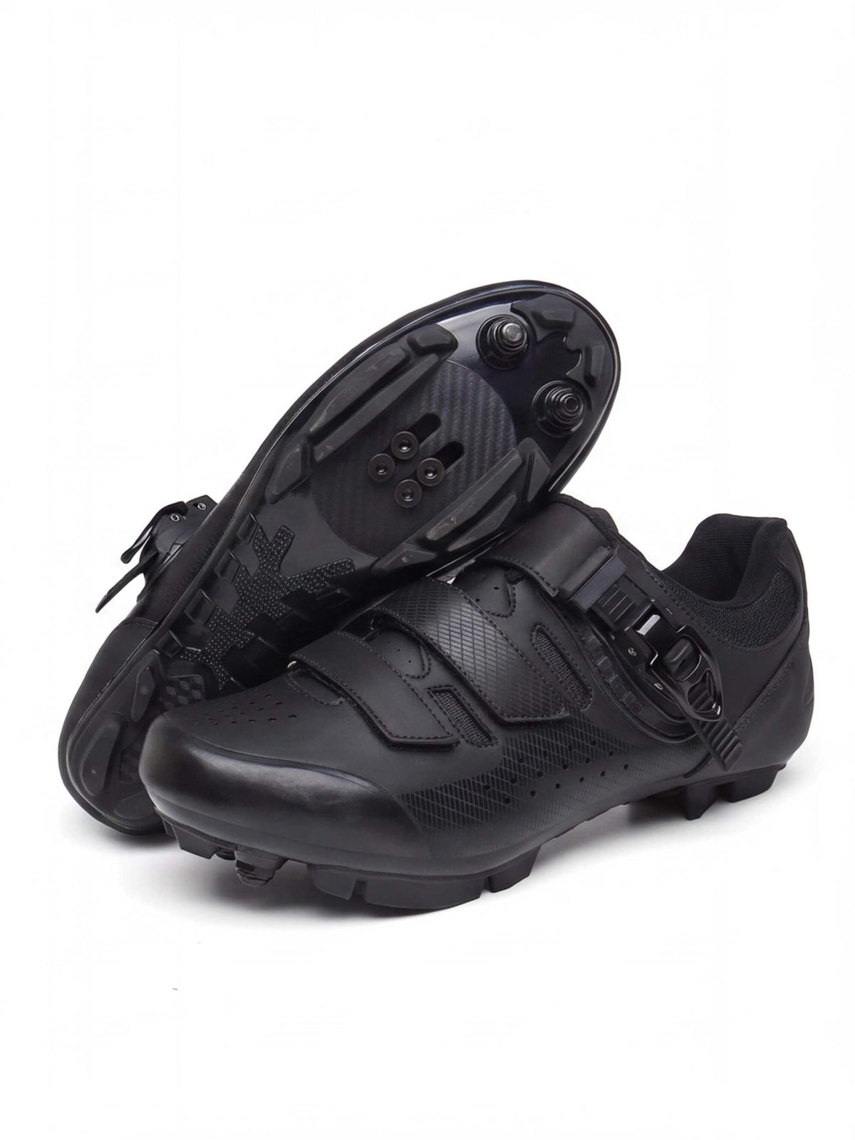 Trail Cycling Shoes with Multi-Strap Secure Fit