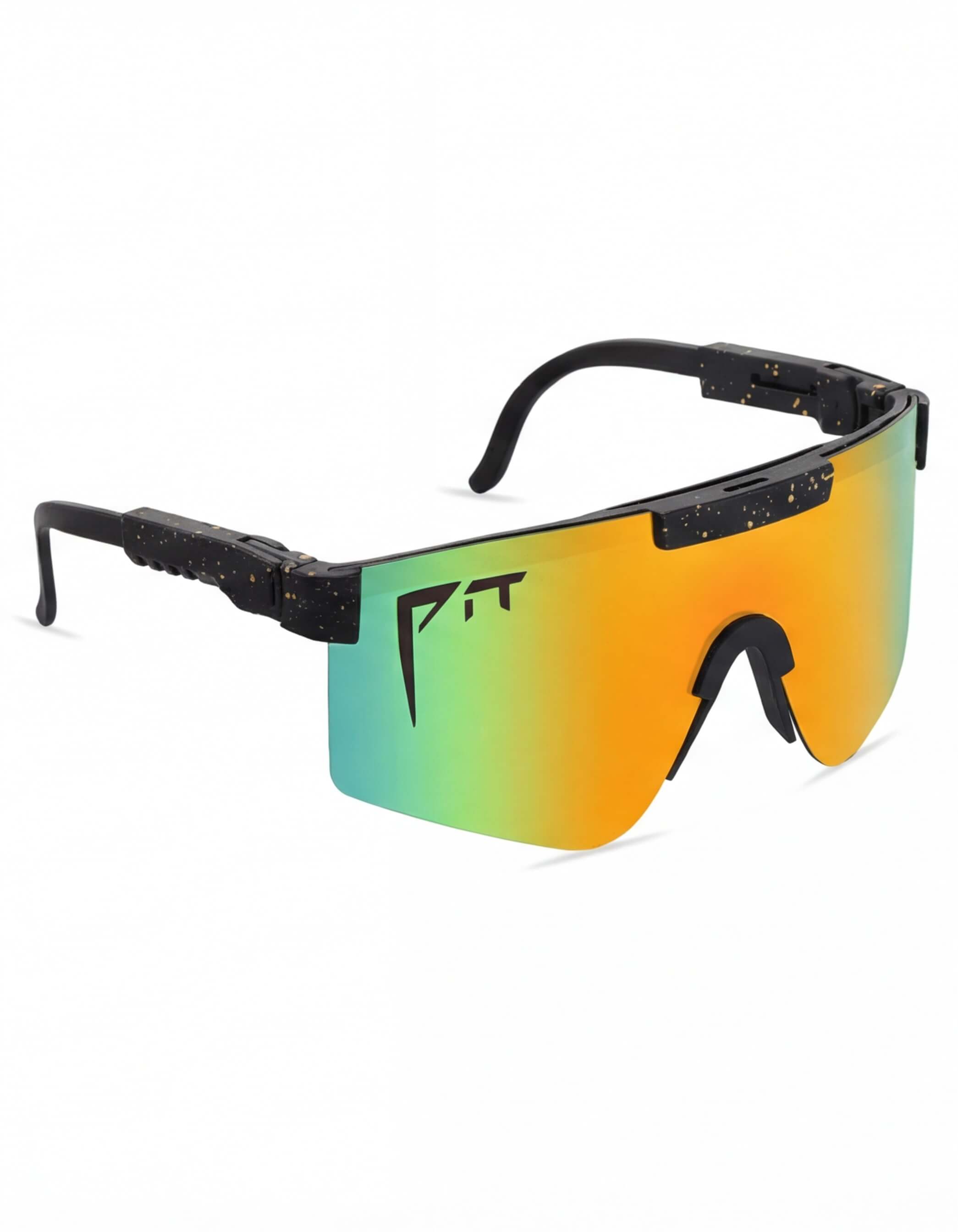 UV400 Wraparound Shield Sunglasses for Cycling and Hiking