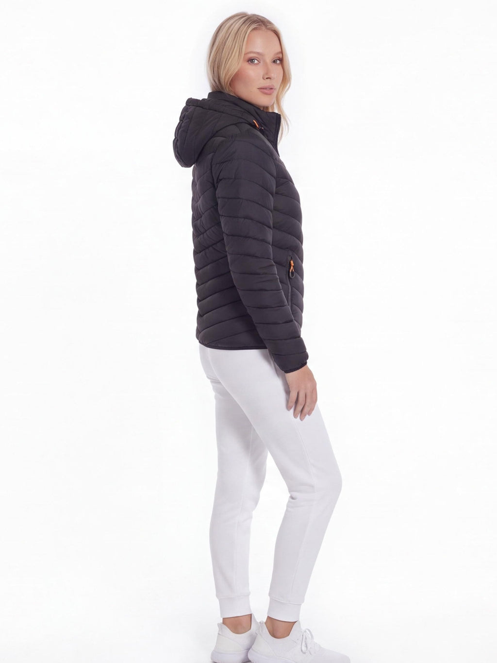 Hooded Quilted Insulated Jacket