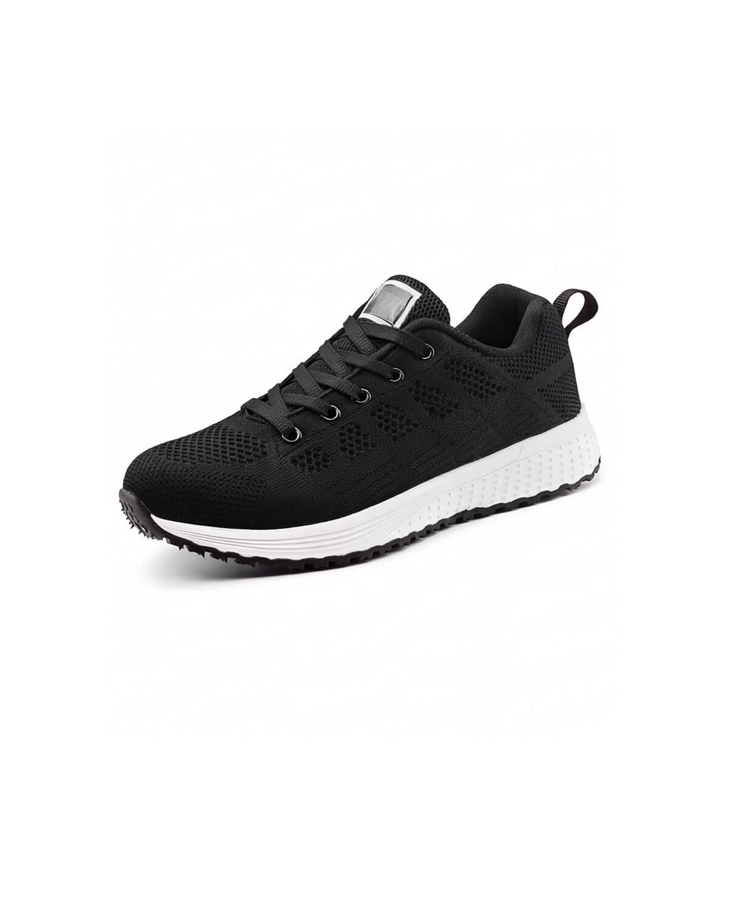 Women’s Lightweight Knit Training Sneakers with Lace-Up Fit