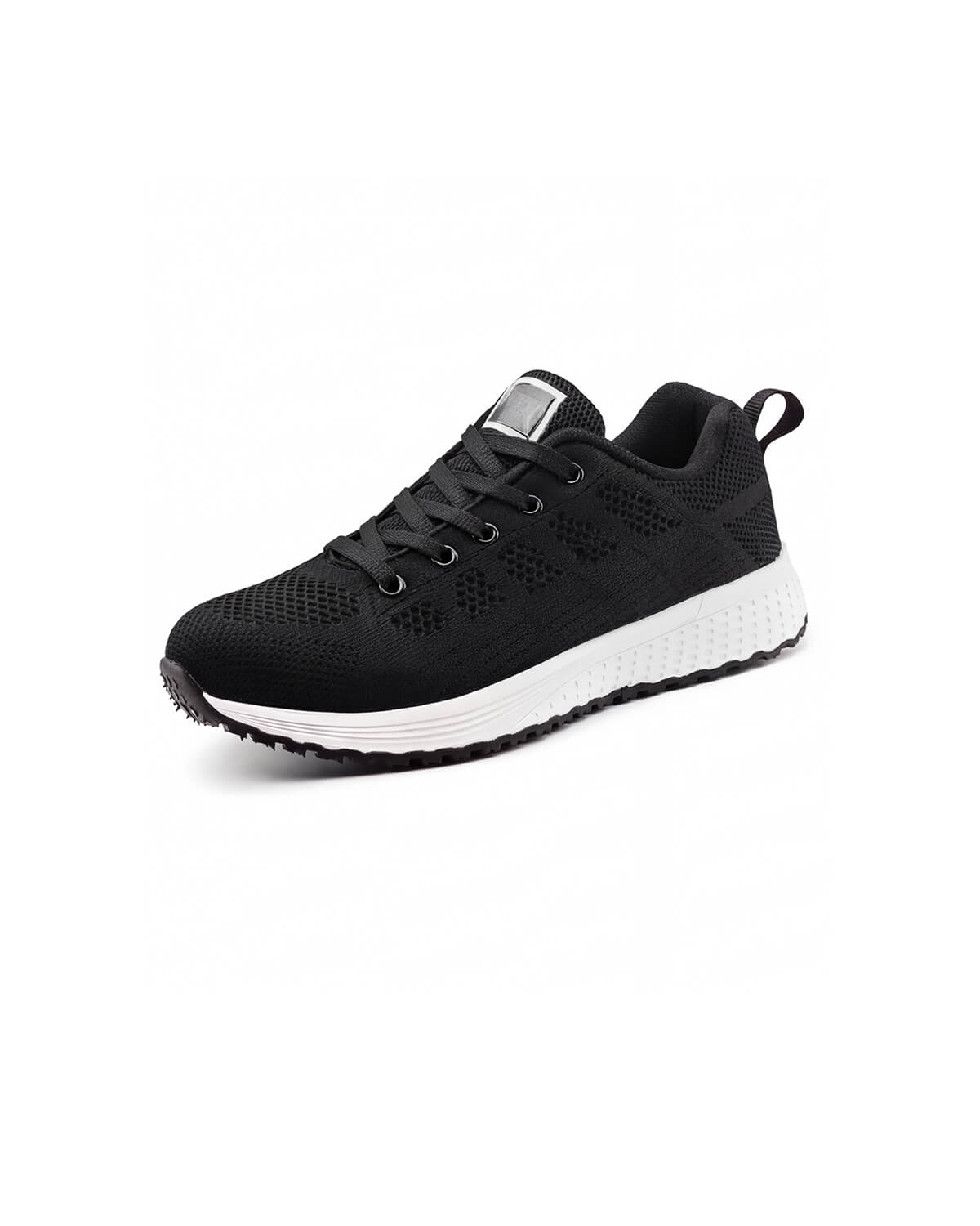 Women’s Lightweight Knit Training Sneakers with Lace-Up Fit