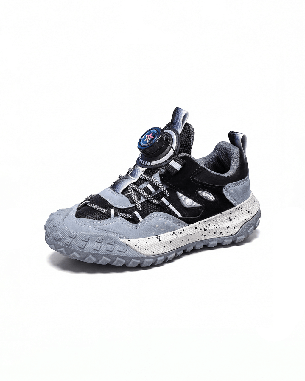 Kids Trail Sneakers with Dial Lace and Lug Sole
