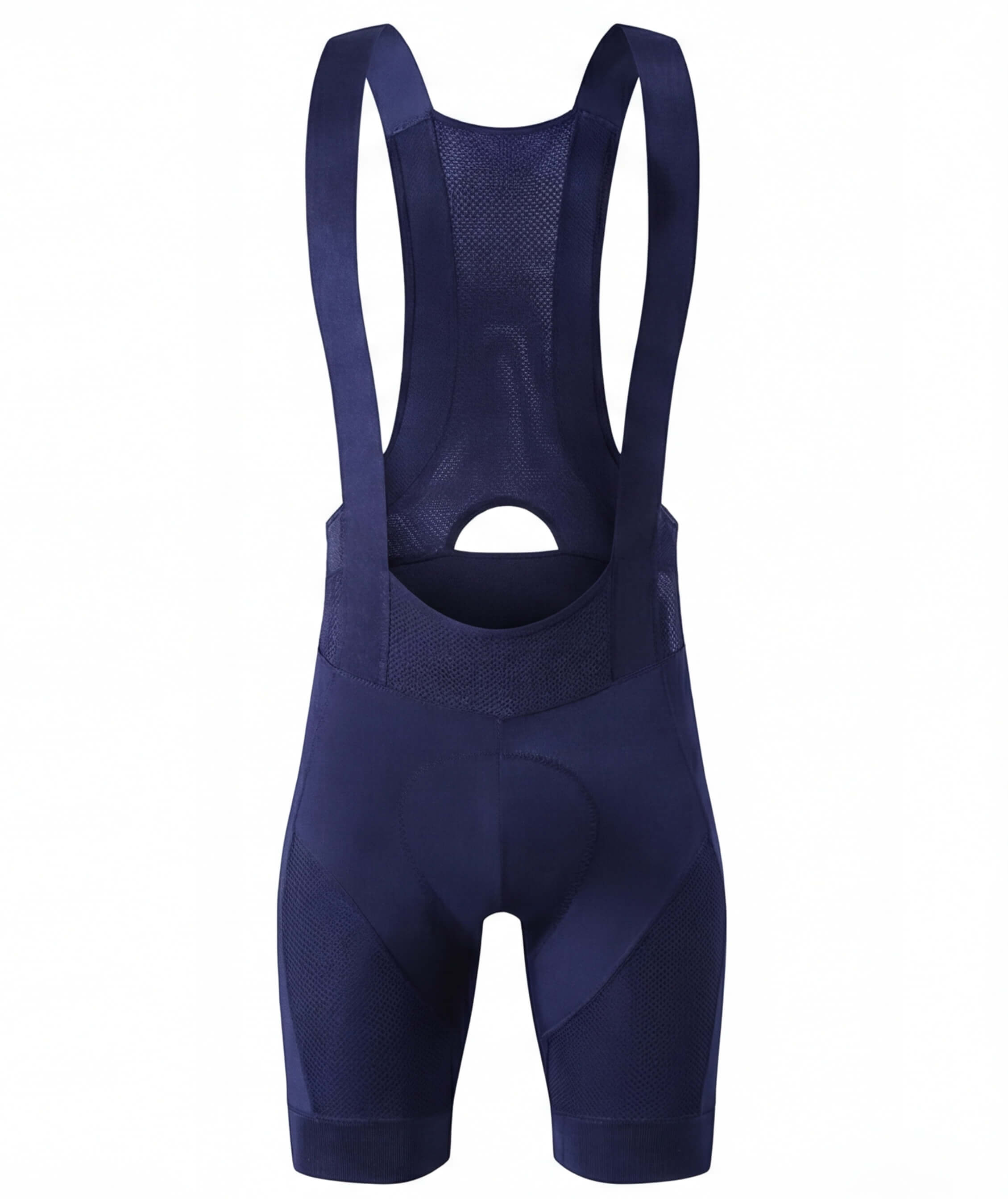 Cycling Bib Shorts with Mesh Straps and Chamois Pad