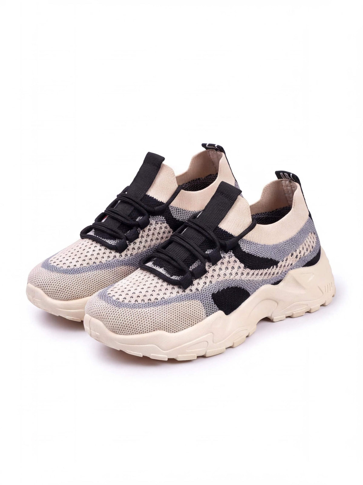 Sock-Fit Training Shoes with Elastic Lace System