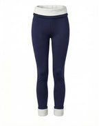 Fleece-Lined Leggings with High-Rise Waistband
