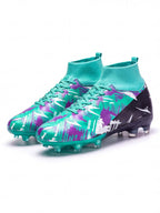 Soccer Cleats for Training with High-Knit Collar