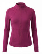 Women’s Full-Zip Training Jacket with Stand Collar